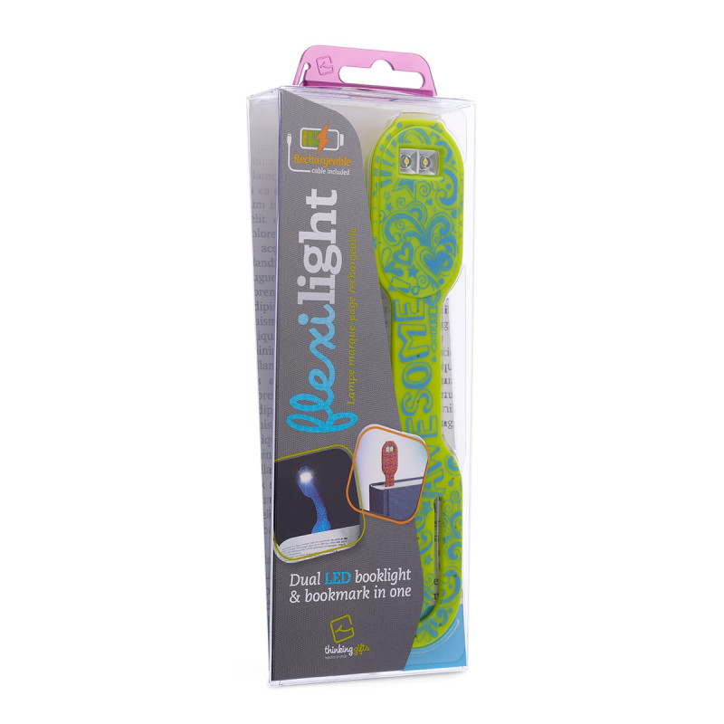 Закладка-ліхтарик FLEXILIGHT Rechargeable серії «Класика» - МОДНИЙ ЗЕЛЕНИЙ