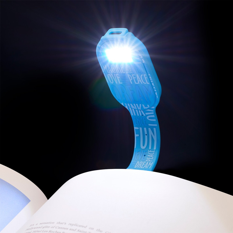 Закладка-ліхтарик FLEXILIGHT Rechargeable серії «Класика» - СИНІЙ СТИЛЬ