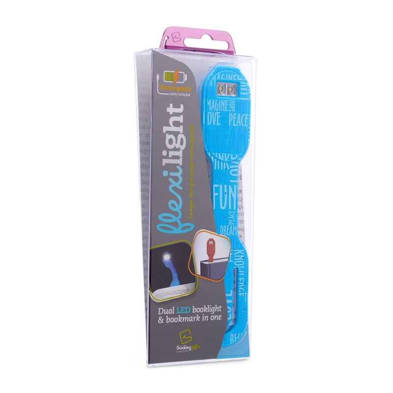 Закладка-ліхтарик FLEXILIGHT Rechargeable серії «Класика» - СИНІЙ СТИЛЬ