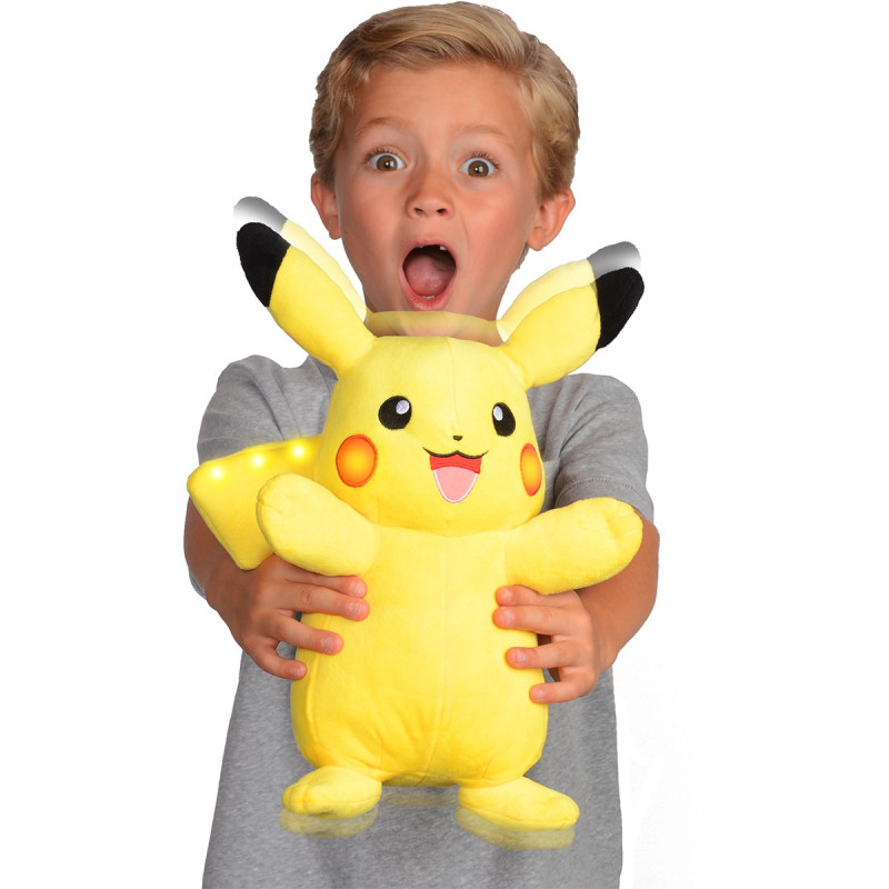 Інтерактивна м'яка іграшка POKEMON - ПІКАЧУ (світло, звук, 25 cm)