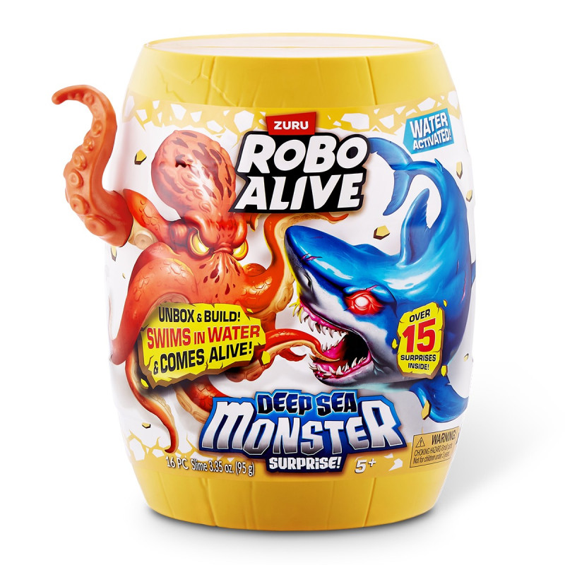 Інтерактивний ігровий набір ROBO ALIVE S1 – ГЛИБОКОВОДНИЙ СЮРПРИЗ. ВОСЬМИНІГ