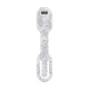 Закладка-ліхтарик FLEXILIGHT Rechargeable серії «Класика» - БІЛІ КВІТИ