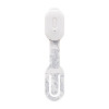 Закладка-ліхтарик FLEXILIGHT Rechargeable серії «Класика» - БІЛІ КВІТИ