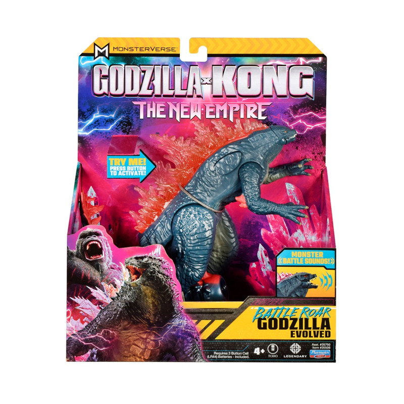 Фігурка GODZILLA X KONG – ҐОДЗІЛЛА ГОТОВА ДО БОЮ (18 cm, звук)