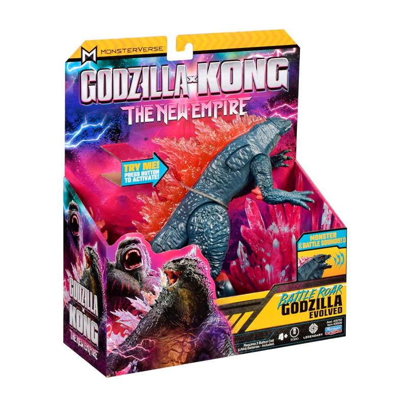 Фігурка GODZILLA X KONG – ҐОДЗІЛЛА ГОТОВА ДО БОЮ (18 cm, звук)