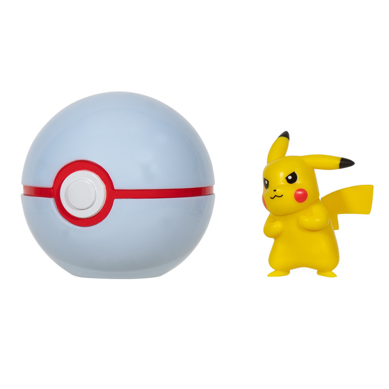 Ігровий набір POKEMON W13 - ПІКАЧУ В ПОКЕБОЛІ (ігрова фігурка, покебол)