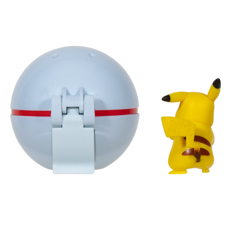 Ігровий набір POKEMON W13 - ПІКАЧУ В ПОКЕБОЛІ (ігрова фігурка, покебол)