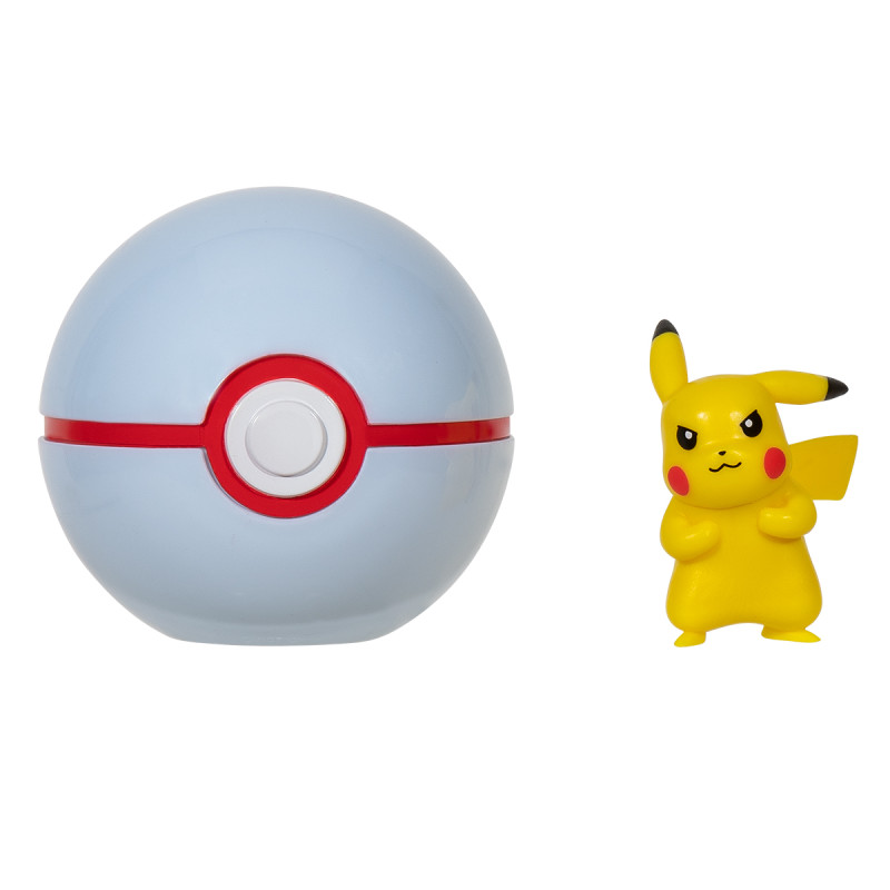 Ігровий набір POKEMON W13 - ПІКАЧУ В ПОКЕБОЛІ (ігрова фігурка, покебол)