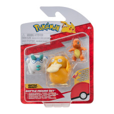 Набір ігрових фігурок POKEMON W19 - ЧАРМАНДЕР, ГАЛАРСЬКИЙ ДАРУМАКА, ПСАЙДАК