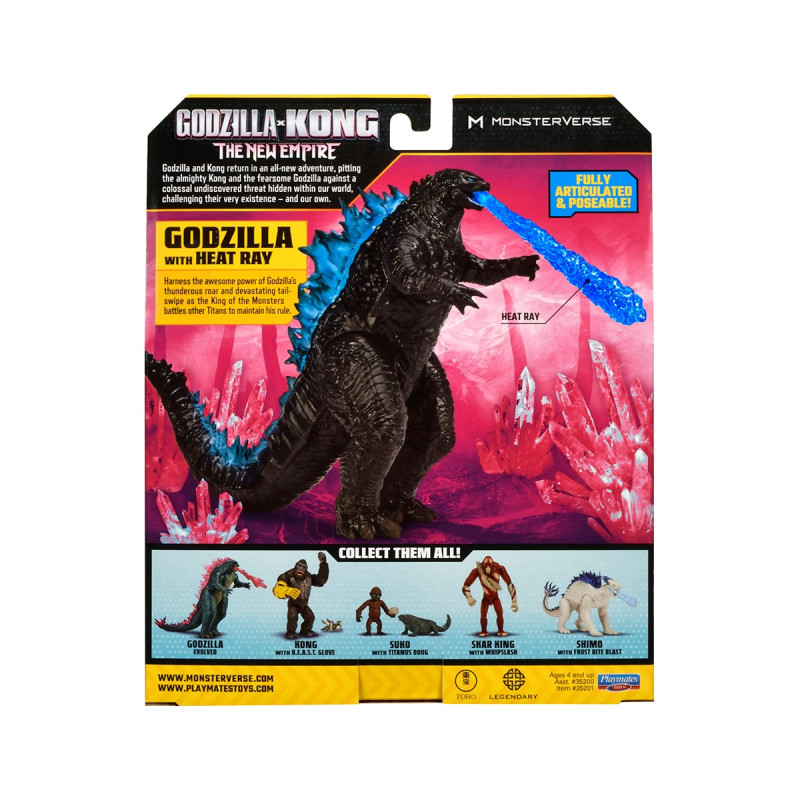 Фігурка GODZILLA X KONG – ҐОДЗІЛЛА ДО ЕВОЛЮЦІЇ З ПРОМЕНЕМ (15 cm)