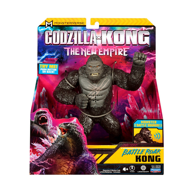 Фігурка GODZILLA X KONG – КОНГ ГОТОВИЙ ДО БОЮ (18 cm, звук)