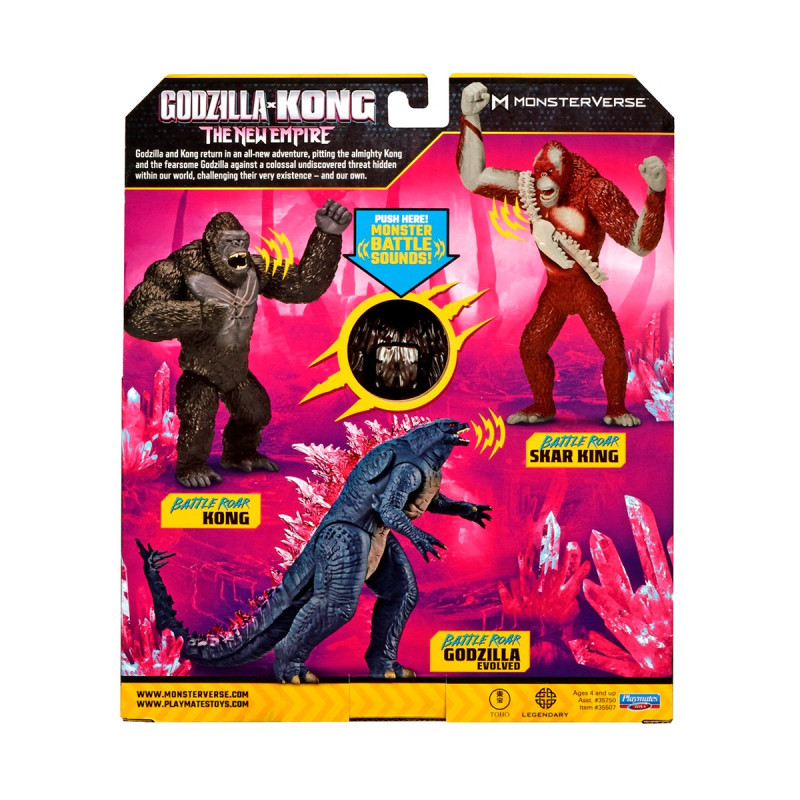 Фігурка GODZILLA X KONG – КОНГ ГОТОВИЙ ДО БОЮ (18 cm, звук)