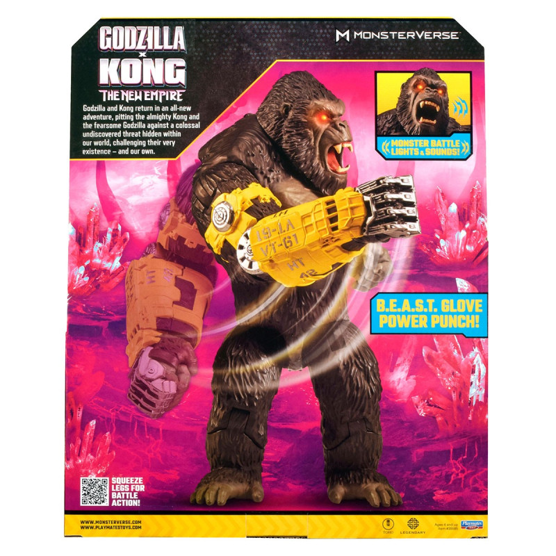 Фігурка GODZILLA X KONG – МЕГАПОТУЖНИЙ УДАР КОНГА (світло, звук)