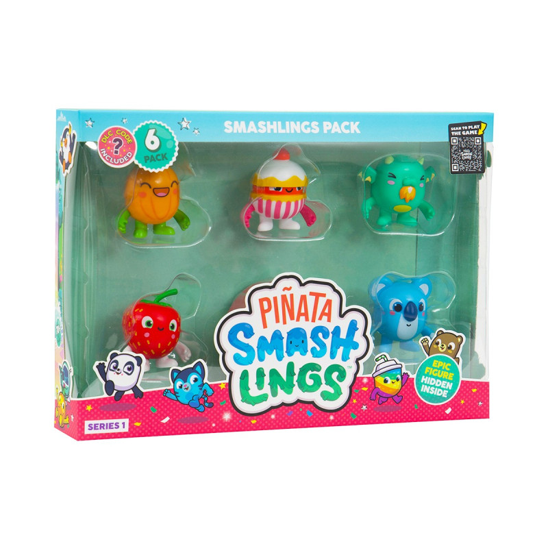 Набір фігурок PINATA SMASHLINGS – КУМЕДНІ ГЕРОЇ (6 фігурок, в асорт.)