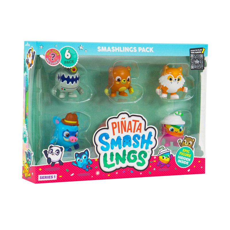 Набір фігурок PINATA SMASHLINGS – КУМЕДНІ ГЕРОЇ (6 фігурок, в асорт.)