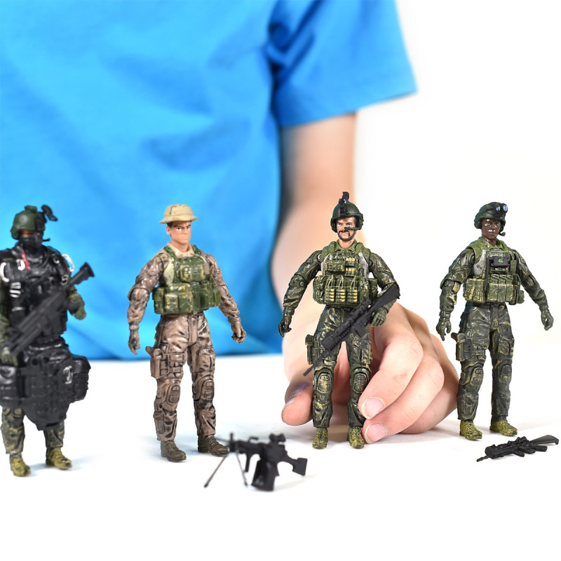 Ігровий набір фігурок солдатів ELITE FORCE — МОРСЬКІ КОТИКИ (5 фігурок, аксес.)