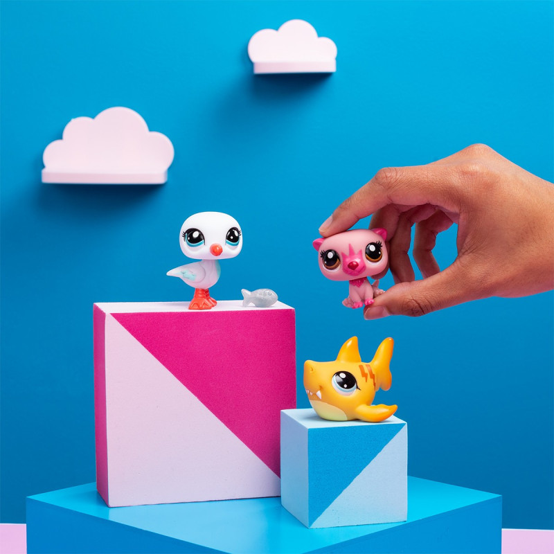 Ігровий набір LITTLEST PET SHOP – НАСТРІЙ ОСТРОВА (3 фігурки, аксес.)