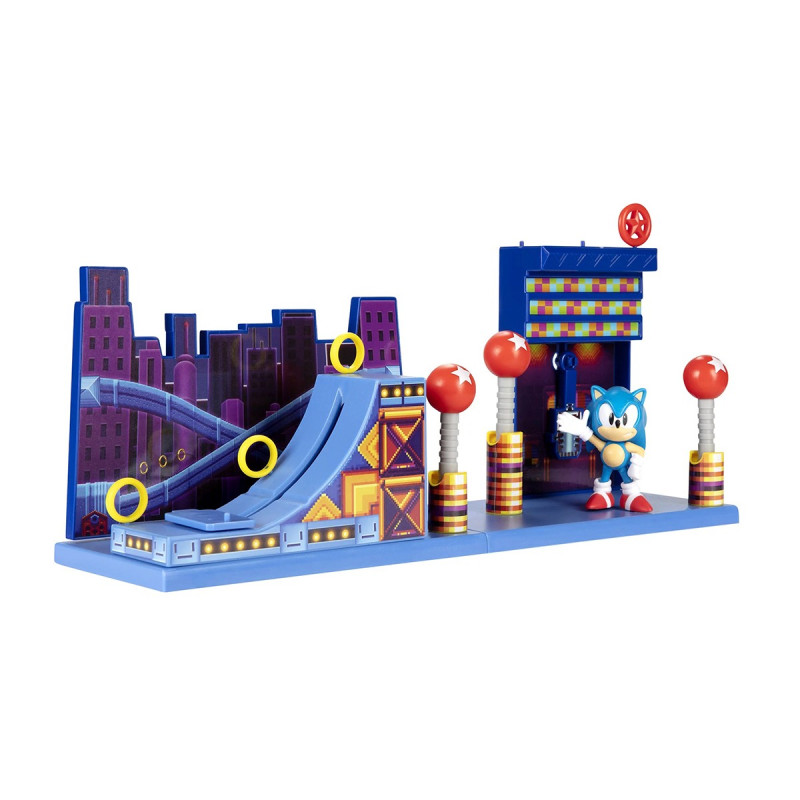 Ігровий набір з фігурками SONIC THE HEDGEHOG - СОНІК У СТУДІОПОЛІСІ (1 фігурка, 6 сm, з аксес.)