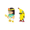 Набір колекційних фігурок STUMBLE GUYS - КЛЕОПАТРА ТА БАНАН (2 фігурки, 6 cm)