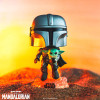 Ігрова фігурка FUNKO POP! серії "Мандалорець" - МАНДАЛОРЕЦЬ, ЩО ЛЕТИТЬ З МАЛЮКОМ