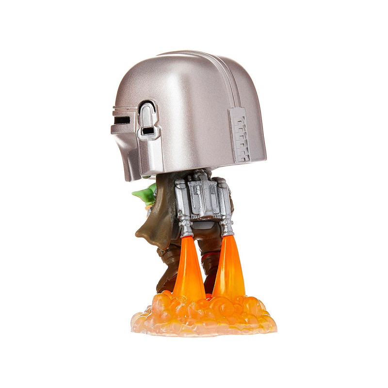 Ігрова фігурка FUNKO POP! серії "Мандалорець" - МАНДАЛОРЕЦЬ, ЩО ЛЕТИТЬ З МАЛЮКОМ