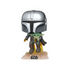 Ігрова фігурка FUNKO POP! серії "Мандалорець" - МАНДАЛОРЕЦЬ, ЩО ЛЕТИТЬ З МАЛЮКОМ