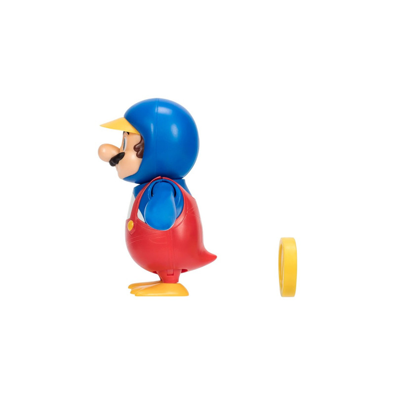Ігрова фігурка з артикуляцією SUPER MARIO - МАРІО-ПІНГВІН (10 cm, з аксес.)