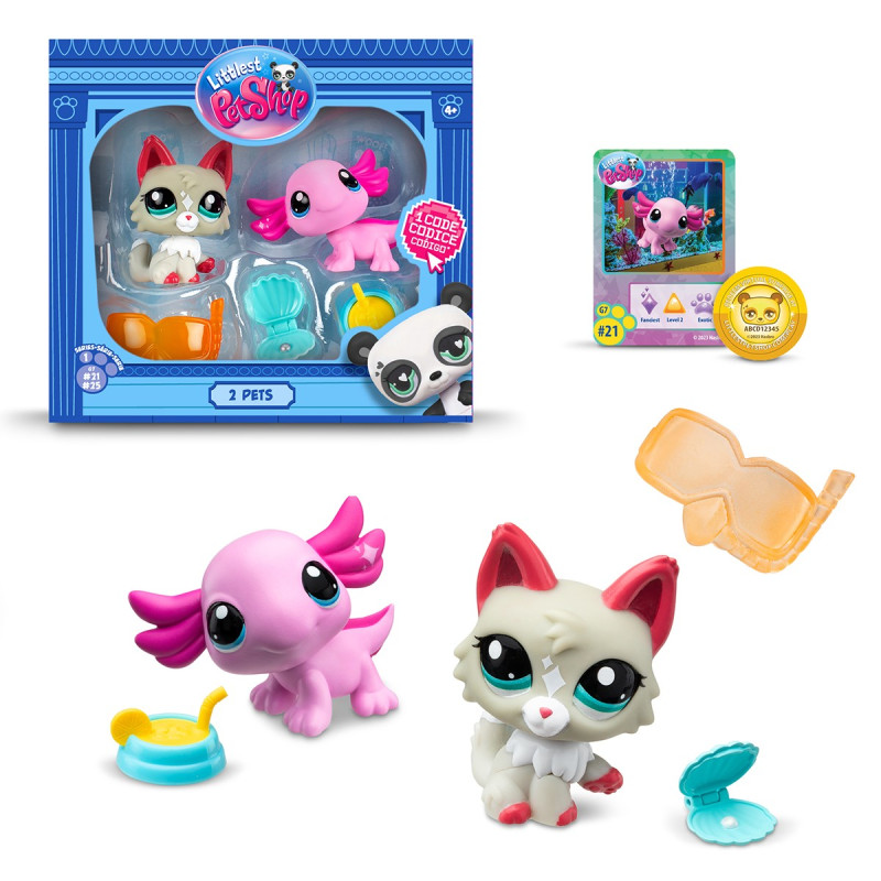 Ігровий набір LITTLEST PET SHOP – ДИВОВИЖНІ ДІВИ (2 фігурки, аксес.)