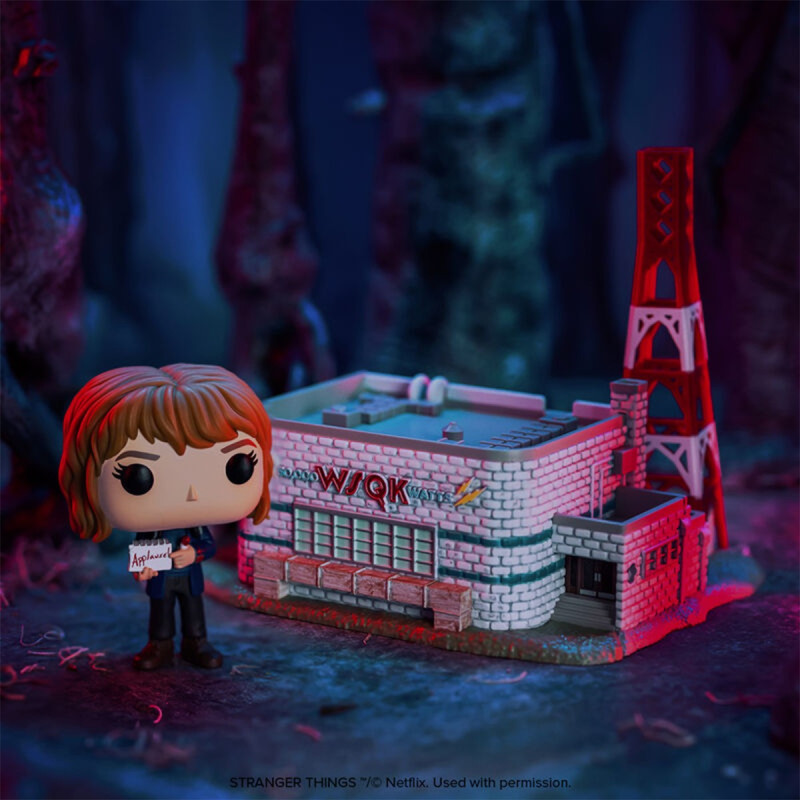 Набір ігрових фігурок FUNKO POP! Town серії "Дивні дива" – РОБІН З РАДІОСТАНЦІЄЮ WSQK