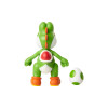 Ігрова фігурка з артикуляцією SUPER MARIO - ЗЕЛЕНИЙ ЙОШІ (10 cm, з аксес.)