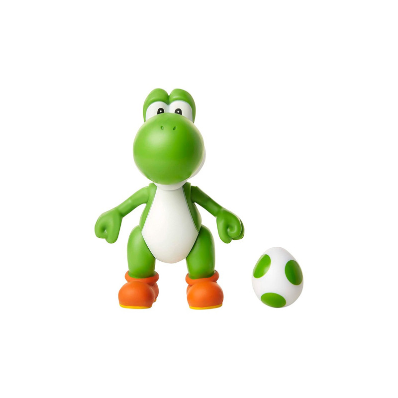 Ігрова фігурка з артикуляцією SUPER MARIO - ЗЕЛЕНИЙ ЙОШІ (10 cm, з аксес.)