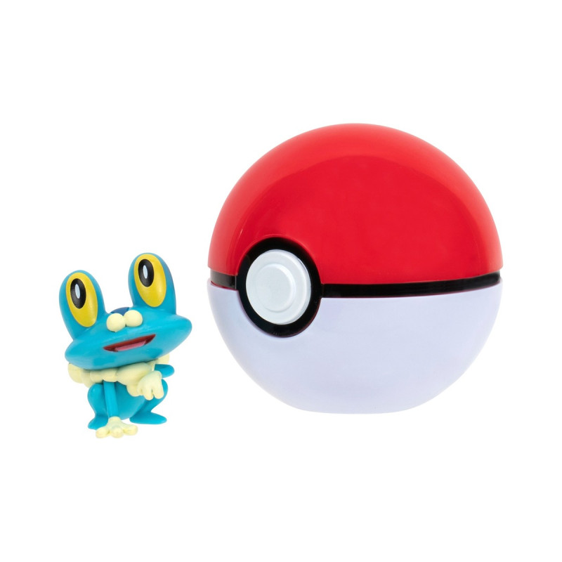 Ігровий набір POKEMON W14 - ФРОКІ В ПОКЕБОЛІ (ігрова фігурка, покебол)
