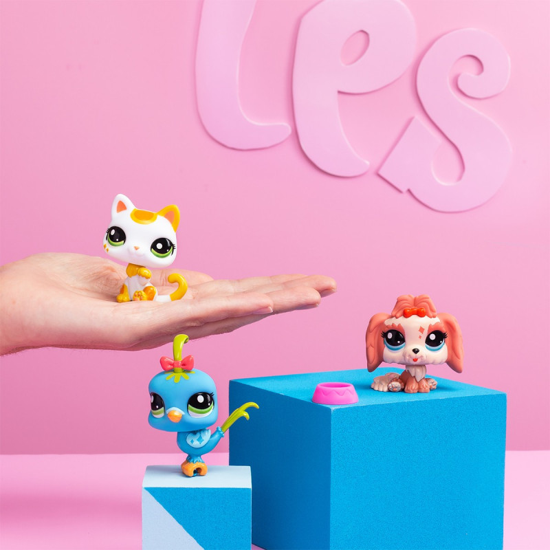 Ігровий набір LITTLEST PET SHOP – НАСТРІЙ МІСТА (3 фігурки, аксес.)