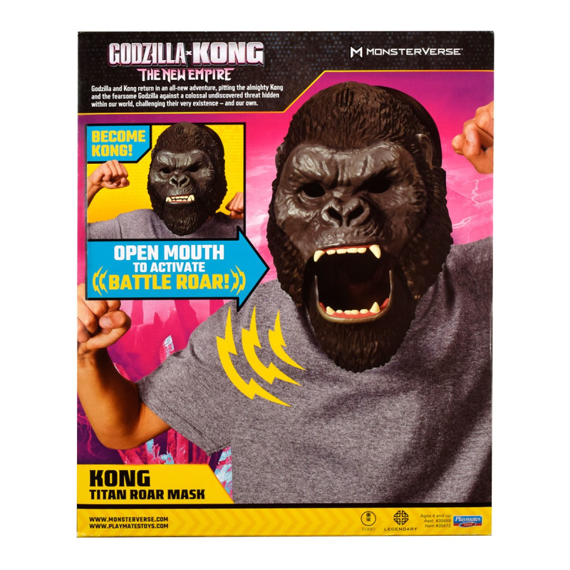 Інтерактивна іграшка GODZILLA VS. KONG - МАСКА КОНГА (звук)