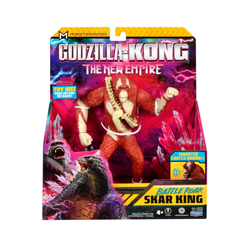 Фігурка GODZILLA X KONG – СКАР КІНГ ГОТОВИЙ ДО БОЮ (18 cm, звук)