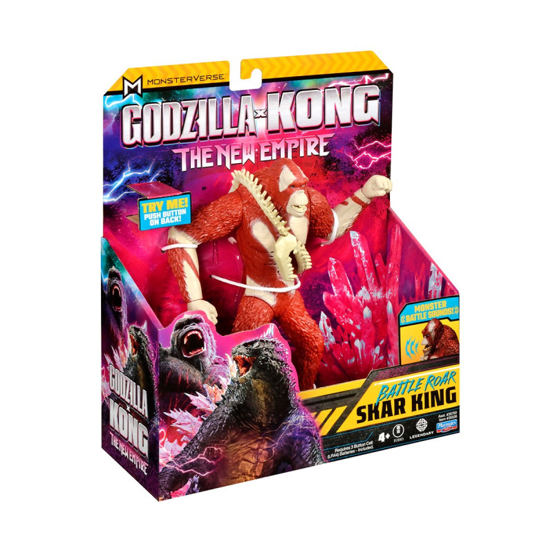 Фігурка GODZILLA X KONG – СКАР КІНГ ГОТОВИЙ ДО БОЮ (18 cm, звук)