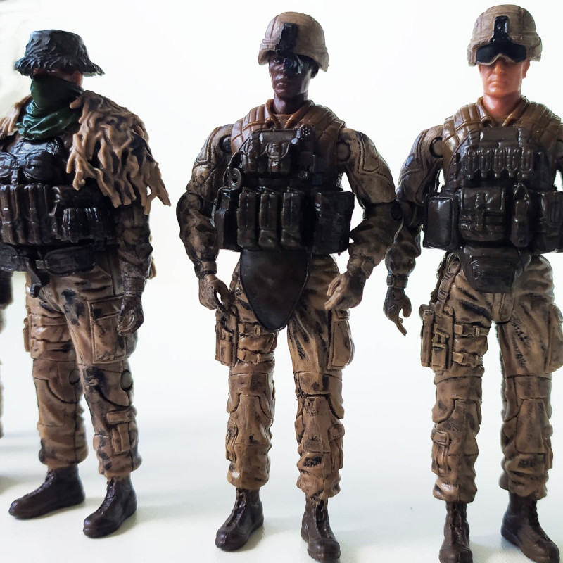 Ігровий набір фігурок солдатів ELITE FORCE — РОЗВІДКА (5 фігурок, аксес.)