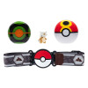 Ігровий набір POKEMON W15 - ПОЯС З ПОКЕБОЛАМИ КУБОН (пояс, 2 покеболи, ігрова фігурка)