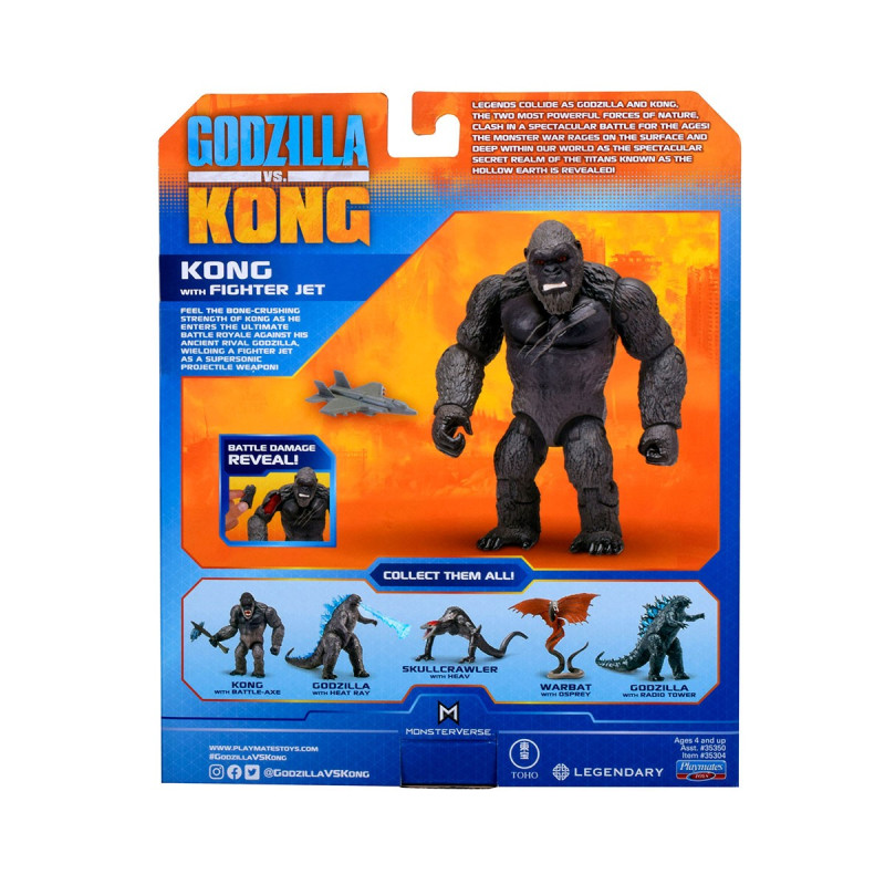 Фігурка GODZILLA VS. KONG – КОНГ З ВИНИЩУВАЧЕМ (15 сm)