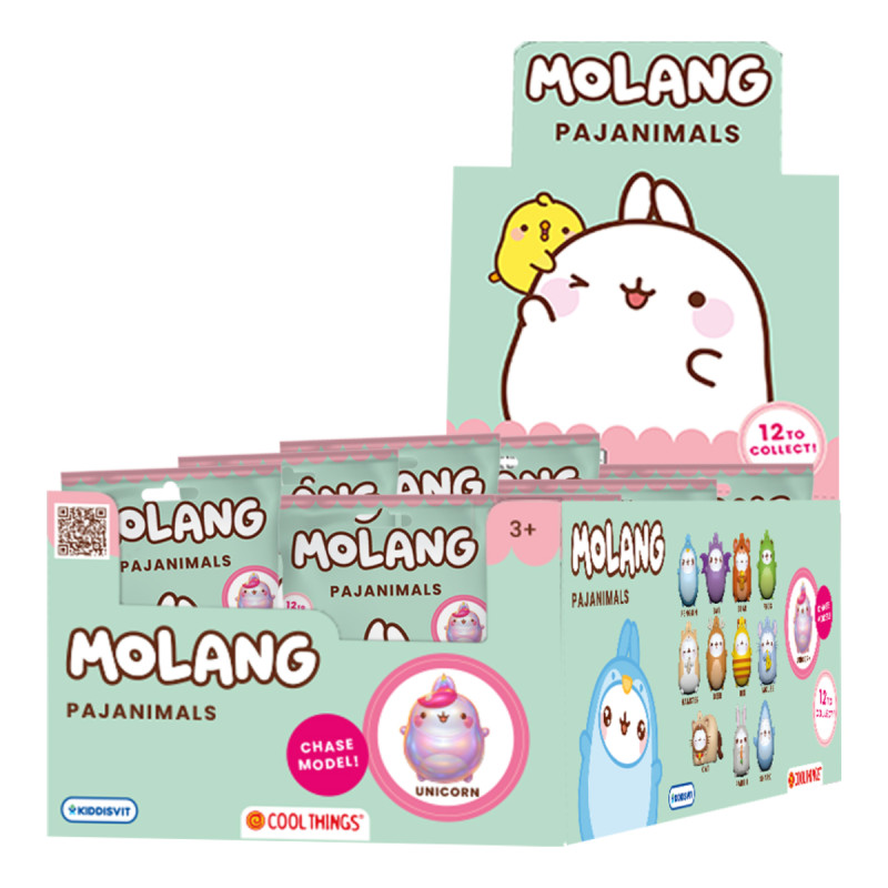 Фігурка-сюрприз COOL THINGS серії "Molang" - МИЛІ ПІЖАМКИ