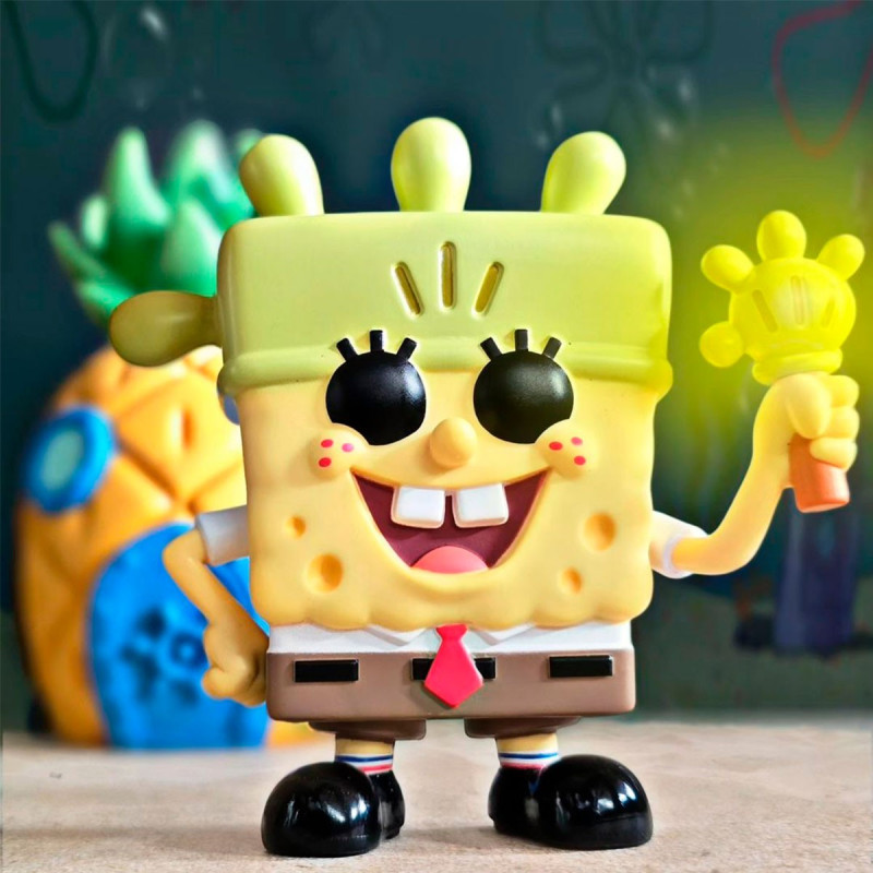 Ігрова фігурка FUNKO POP! серії "Губка Боб Квадратні Штани" - ГУБКА БОБ З РУКАВИЧКОЮ-ЛІХТАРИКОМ