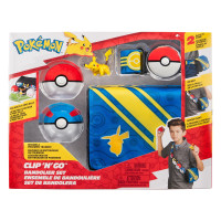 Ігровий набір POKEMON W5 - СПОРЯДЖЕННЯ ТРЕНЕРА ПІКАЧУ (2 покеболи, пояс, фігурка, сумка для м'ячів)