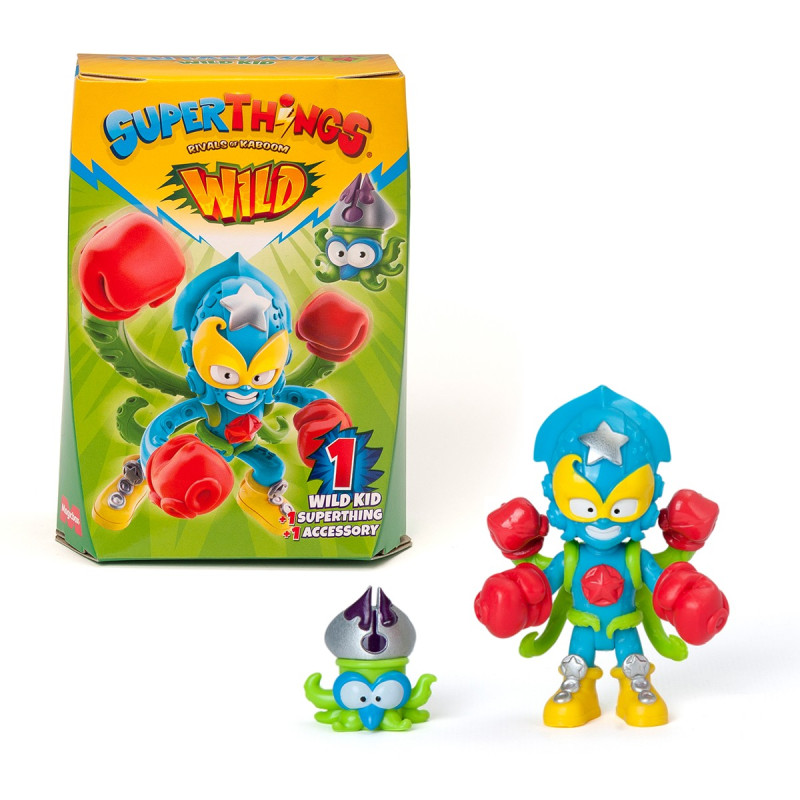 Ігровий набір SUPERTHINGS серії «Wild Kids» – КАЗУМ-КІД (казум-кід, фігурка, аксесуар)