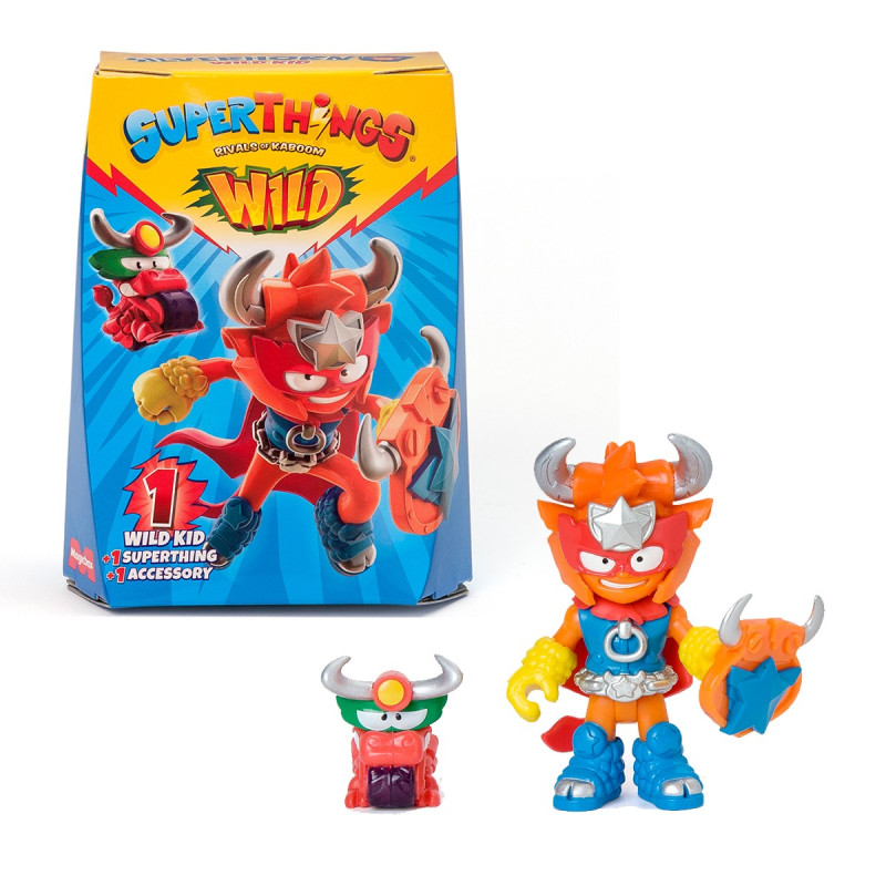 Ігровий набір SUPERTHINGS серії «Wild Kids» – КАЗУМ-КІД (казум-кід, фігурка, аксесуар)