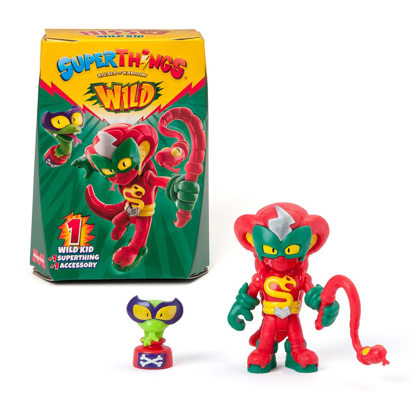 Ігровий набір SUPERTHINGS серії «Wild Kids» – КАЗУМ-КІД (казум-кід, фігурка, аксесуар)