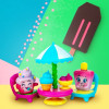 Ігровой набір MOJI POPS серії «Box I Like» – ДЖЕЛАТЕРІЯ (2 фігурки, аксесуари)
