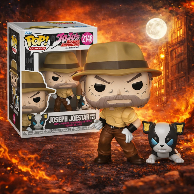 Набір фігурок FUNKO POP! серії "JoJo's Bizarre Adventure" - ДЖОЗЕФ ТА ІГГІ