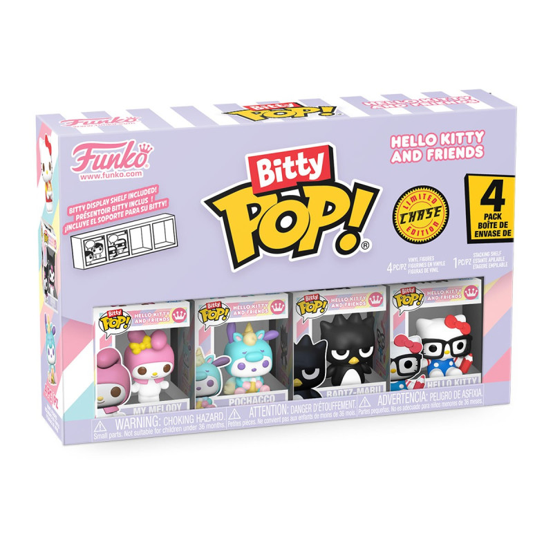 Набір ігрових фігурок BITTY POP! серії "Sanrio" - МОЯ МЕЛОДІ (4 фігурки в ас.)