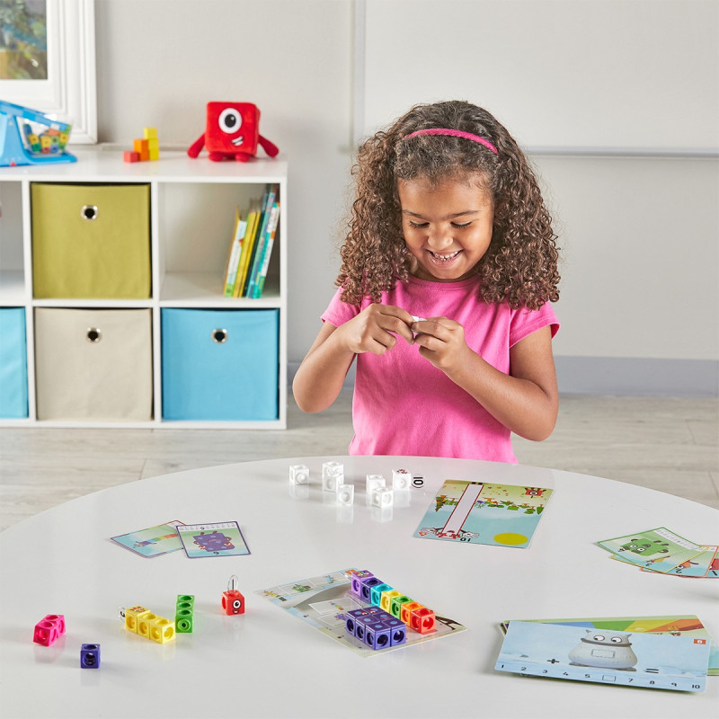 Навчальний iгровий набір LEARNING RESOURCES серії "Numberblocks" – ВЧИМОСЯ РАХУВАТИ (Mathlink® Cubes)