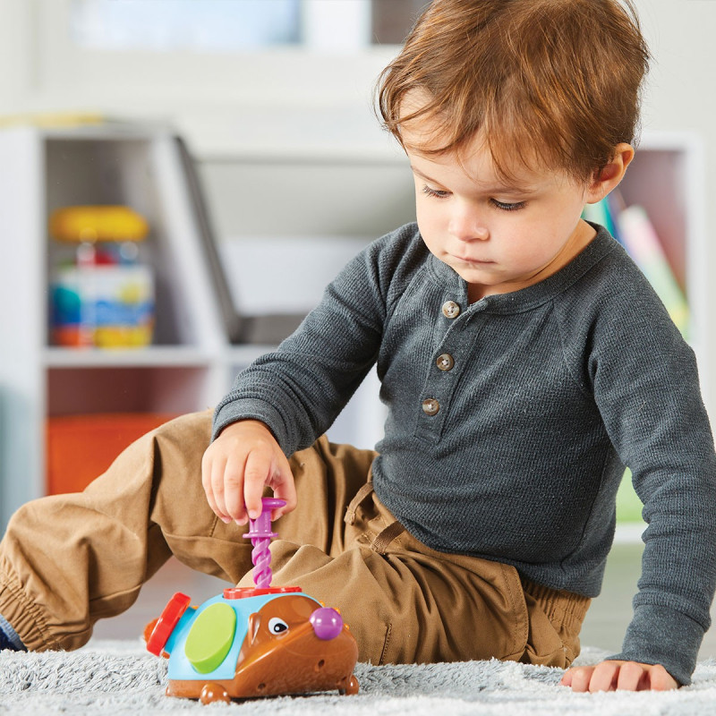 Розвиваюча іграшка LEARNING RESOURCES Spike The Fine Motor Hedgehog™ - ЇЖАЧОК-НЕПОСИДА